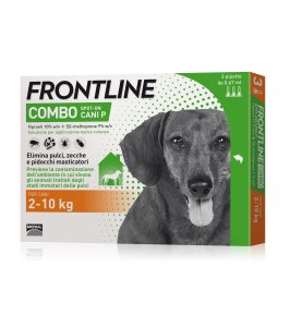 FRONTLINE COMBO SPOT-ON CANI P*soluz 3 pipette 0,67 ml 67 mg+ 60,3 mg cani da 2 a 10 Kg
