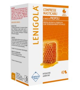 LENIGOLA COMPRESSE MASTICABILI ARANCIA 40 COMPRESSE