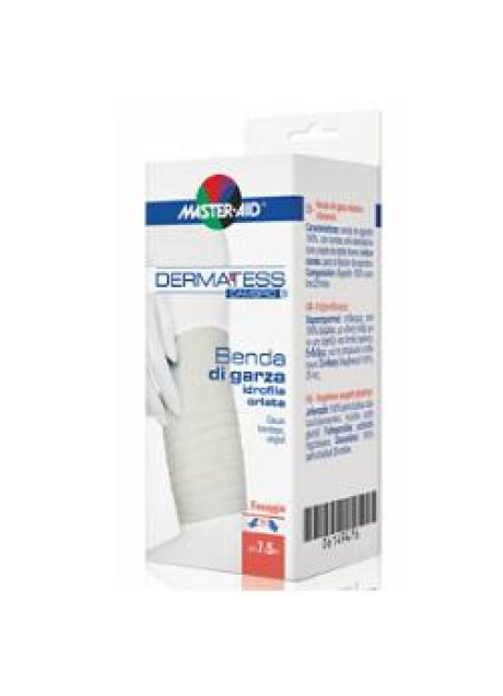 BENDA COMPRESSA ORLATA DI GARZA IDROFILA DERMATESS CAMBRIC 7X5
