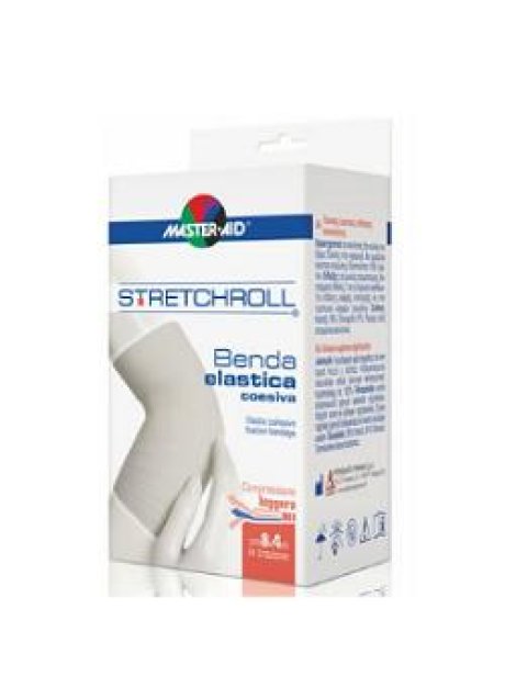 BENDA ELASTICA AUTOBLOCCANTE MASTER-AID STRETCHROLL 6X4