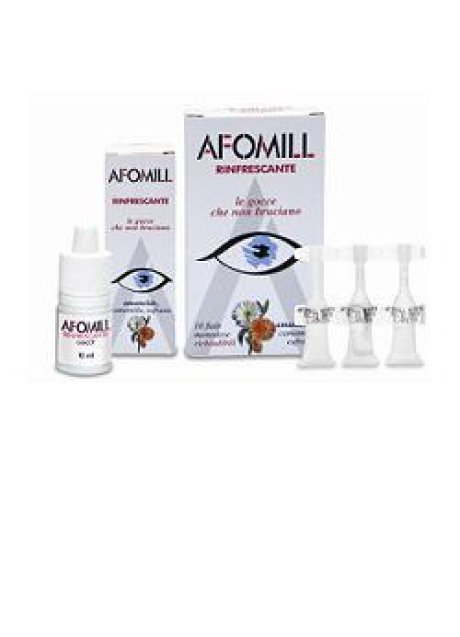 AFOMILL RINFRESCANTE GOCCE OCULARI 10 FIALE MONODOSE 0,5 ML