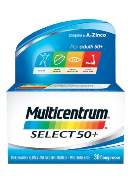 MULTICENTRUM SELECT 50+ 30 COMPRESSE