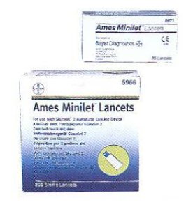 LANCETTE PUNGIDITO MINILET AMES 200 PEZZI