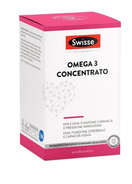 SWISSE OMEGA 3 CONCENTRATO 60 CAPSULE