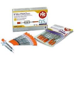 SIRINGA PER INSULINA 0,5 ML 100 UI AGO 29 GAUGE 12 MM 30 PEZZI