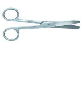 FORBICI RETTA PUN/TONDA 14CM SAF