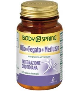 BODY SPRING OLIO MERLUZZO 100 CAPSULE