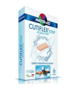 CEROTTO MASTER-AID CUTIFLEXMED STRIP TRASPARENTE IMPERMEABILE SUPPORTO IN POLIURETANO 4 FORMATI ASSORTITI 20 PEZZI