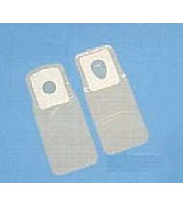 RACCOGLITORE PER URINA PEDIATRICO MODELLO FEMMINILE BABYRACF IN PVC ANTIALLERGICO ADESIVO SILICONATO 1 PEZZO