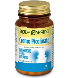 BODY SPRING CROMO PICOLINATO 60 COMPRESSE