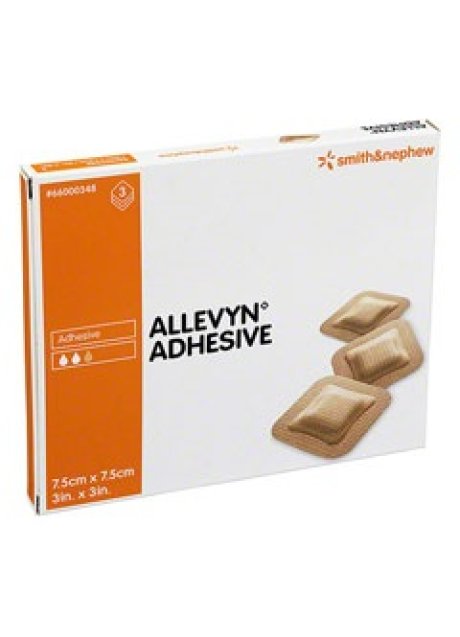 ALLEVYN ADHES  7,5X7,5CM 3PZ 348