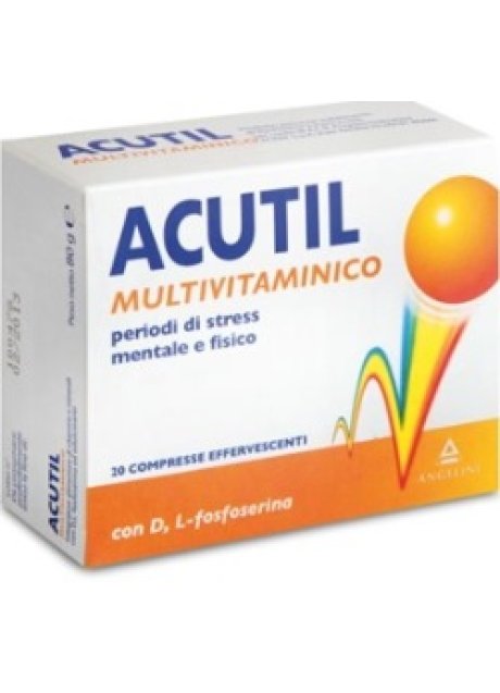 ACUTIL MULTIVITAMINICO 20 COMPRESSE EFFERVESCENTE
