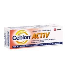 CEBION ACTIVE 12 COMPRESSE EFFERVESCENTI