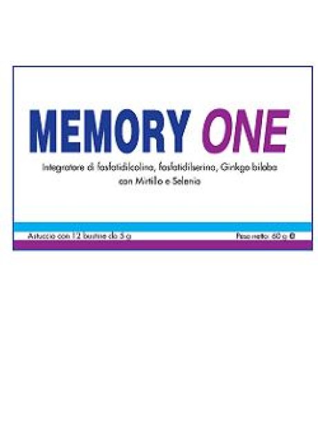 MEMORY ONE INTEG 12 BUSTE
