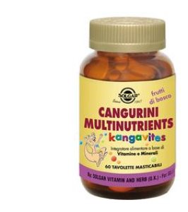 CANGURINI MULTINUTRIENTS FRUTTI BOSCO 60 COMPRESSE
