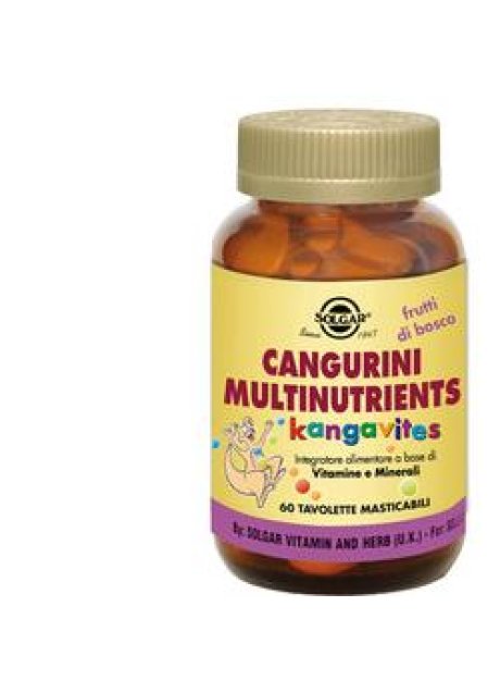 CANGURINI MULTINUTRIENTS FRUTTI BOSCO 60 COMPRESSE