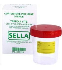 CONTENITORE PER URINA URIN TEST CAPIENZA 9ML