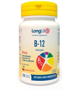LONGLIFE B12 50MCG SUBLINGUALE 100 TAVOLETTE