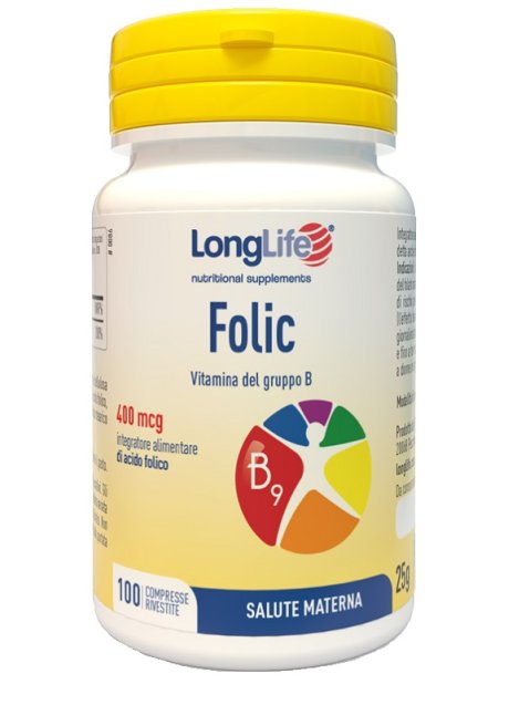 LONGLIFE FOLIC 400 MCG 100 COMPRESSE