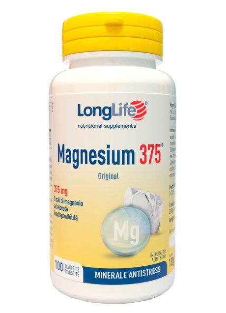 LONGLIFE MAGNESIUM 375 MG 100 TAVOLETTE