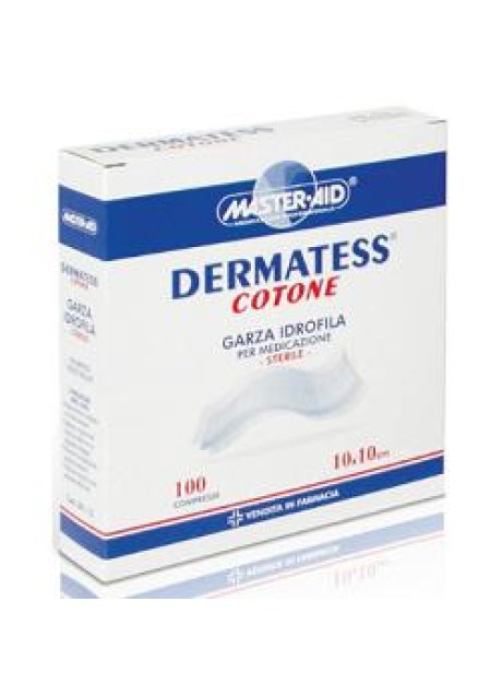 GARZA IDROFILA DERMATESS COT 10X10 100 PEZZI