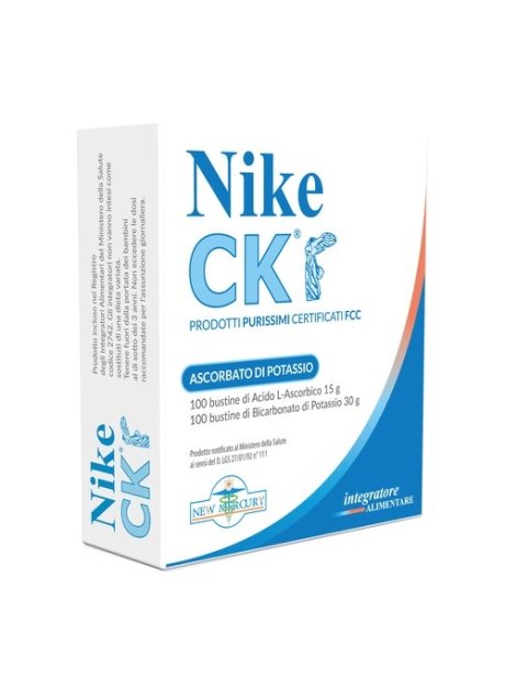NIKE CK INTEGRATORE ALIMENTARE DI ASCORBATO E POTASSIO 200 BUSTINE