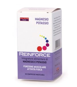 REINFORCE MAGNESIO + POTASSIO 30 COMPRESSE MASTICABILI