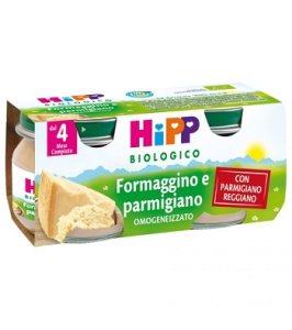 HIPP BIO HIPP BIO OMOGENEIZZATO FORMAGGINO AI TRE FORMA G GI2X80 G