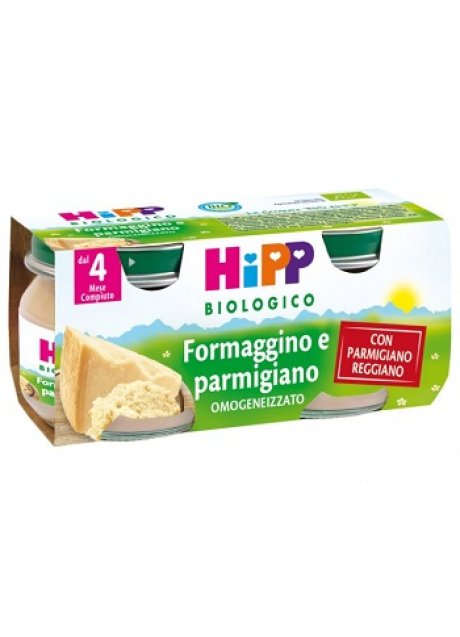 HIPP BIO HIPP BIO OMOGENEIZZATO FORMAGGINO AI TRE FORMA G GI2X80 G