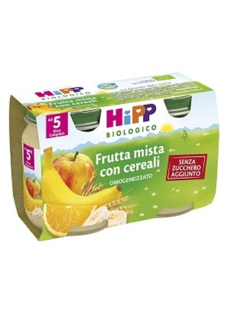 HIPP BIO HIPP BIO OMOGENEIZZATO FRUTTA MISTA CON CEREALI 2X125 G