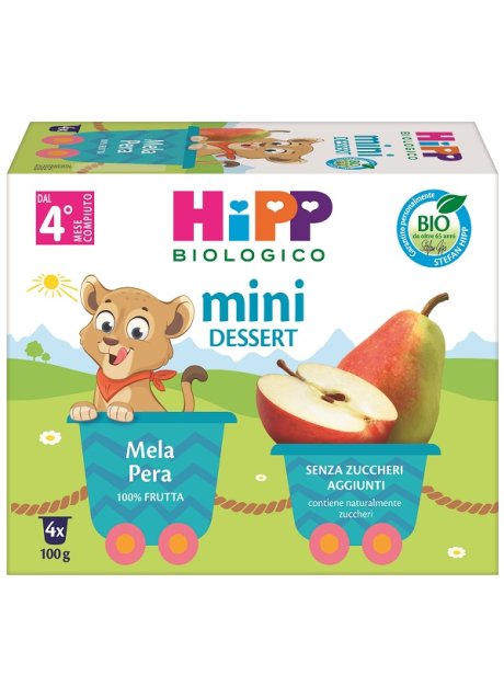 HIPP GRATTUGIA MELA PERA 4X100G