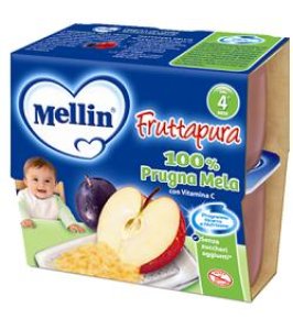 MELLIN FRUTTA PURA PR/ME4X100G