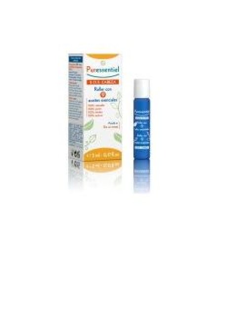 PURESSENTIEL ROLLER MAL DI TESTA 9 OLI ESSENZIALI 5 ML