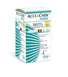 STRISCE MISURAZIONE GLICEMIA ACCU-CHEK ACTIVE GLUCOSE 50 PEZZI