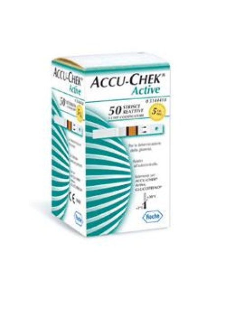 STRISCE MISURAZIONE GLICEMIA ACCU-CHEK ACTIVE GLUCOSE 50 PEZZI