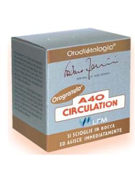 A40 CIRCULATION OROGRANULI 16G