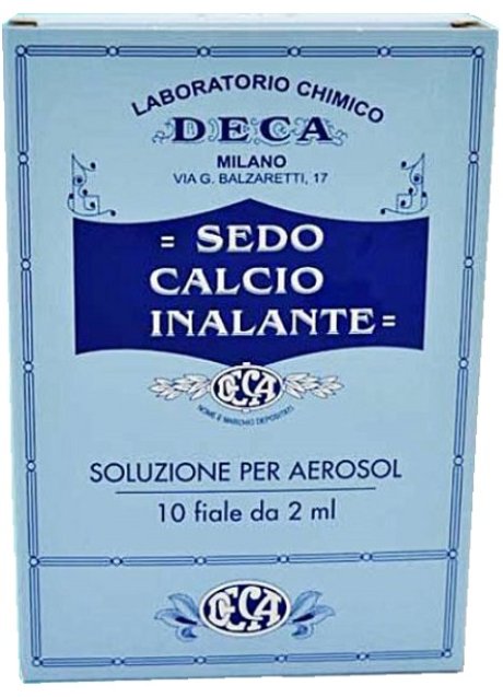 SEDO CALCIO INALANTE SOLUZIONE AEROSOL 10 FIALE 2 ML