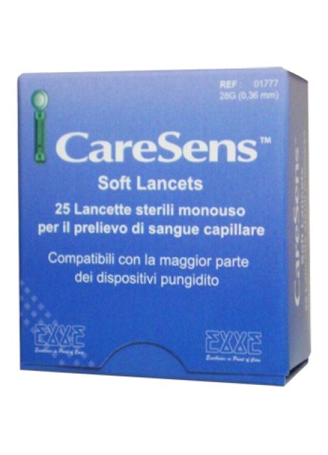 LANCETTE PUNGIDITO CARESENS SOFT 25 PEZZI