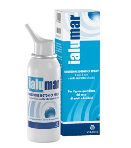 SOLUZIONE ISOTONICA SPRAY DI ACQUA DI MARE ACIDO IALURONICOSALE SODICO PER IGIENE NASO ADULTI E BAMBINI 100ML