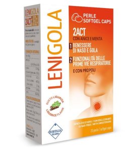 LENIGOLA 20 PERLE SOFTGEL CAPS LIQUIRIZIA