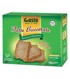 GIUSTO SENZA GLUTINE FETTE BISCOTTATE 250 G