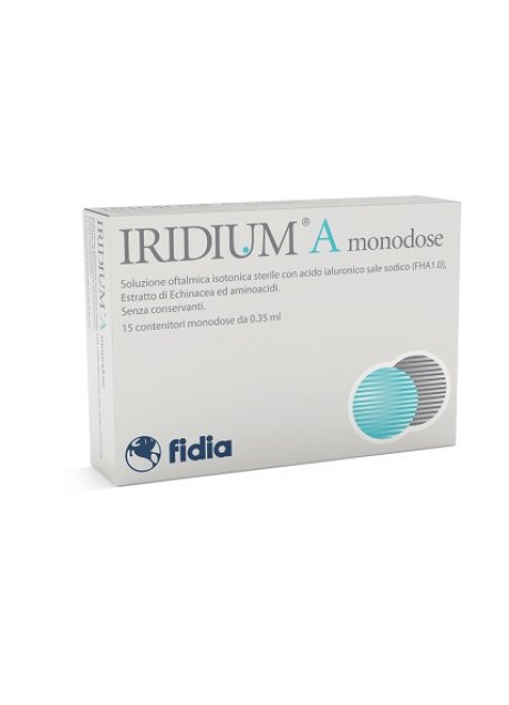 IRIDIUM A GOCCE OCULARI 15 FLACONCINI MONODOSE 0,35 ML