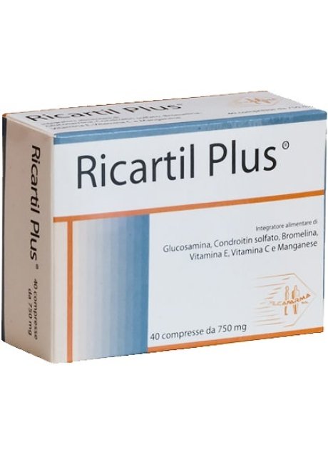 RICARTIL PLUS 40CPR 900MG