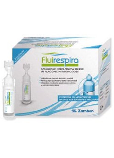 FLUIRESPIRA SOLUZIONE FISIOLOGICA STERILE 30 FLACONCINI MONODOSE DA 5ML