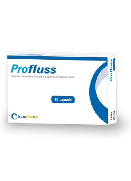 PROFLUSS INTEGRATORE PROSTATA E BENESSERE VIE URINARIE 15 CAPSULE