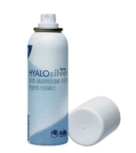 MEDICAZIONE IN POLVERE SPRAY PER USO TOPICO CONTENENTE ACIDOIALURONICO SALE SODICO HA E ARGENTO COLLOIDALE
