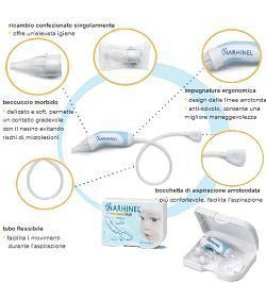 ASPIRATORE NASALE NARHINEL + 2 RICAMBI SOFT ARTICOLO 526403