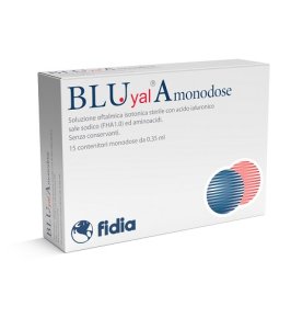 BLU YAL A GOCCE OCULARI 15 FLACONCINI MONODOSE 0,30 ML