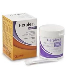 HERPLESS POLVERE BARATTOLO 30 G CON MISURINO