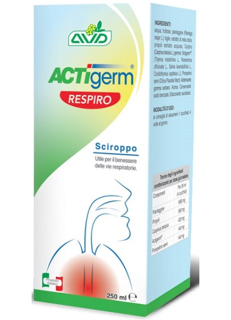 ACTIGERM RESPIRO SCIROPPO 250 ML